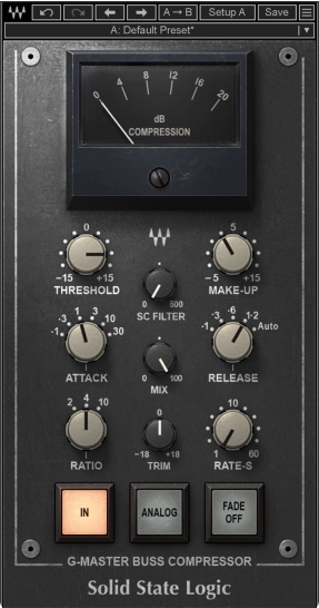 Waves SSL 4000 G-Master Bus Compressor